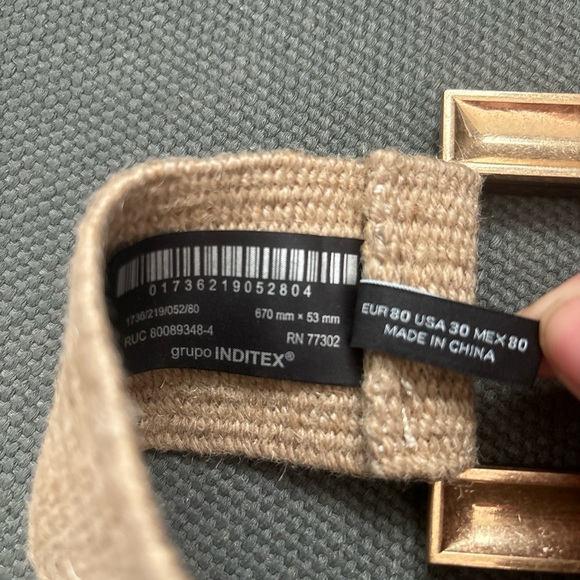 Zara acetate stretch belt - Picture 8 of 8